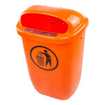Strumenti Per Campi Da Tennis Tegra Abfallbehälter orange 50 l